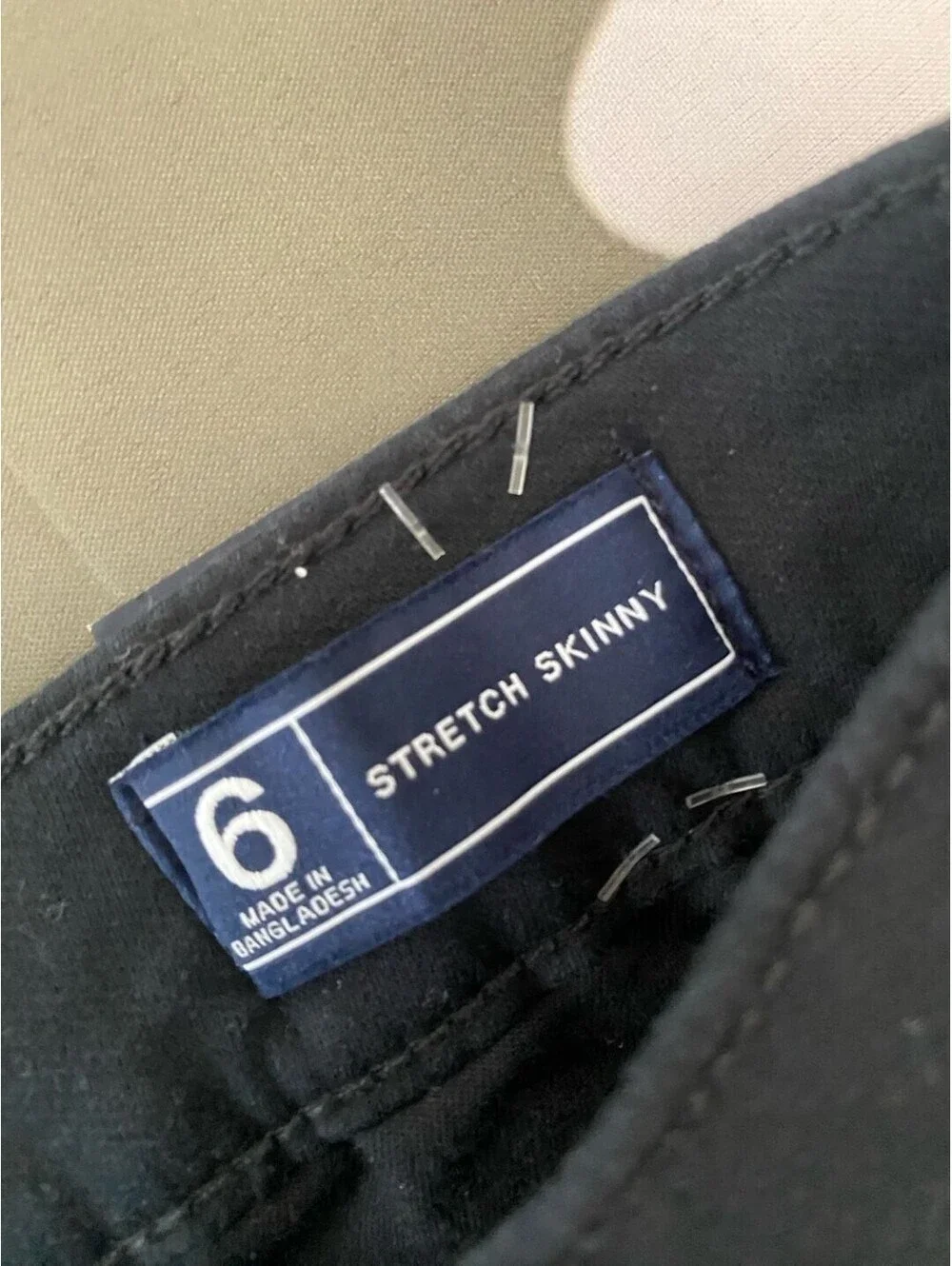 GAP Women's Stretch Skinny Pants Black Size 6